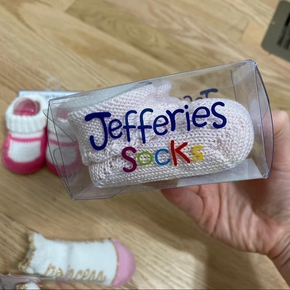 Baby Girl Sock Slipper Bundle NWT Princess Pink
